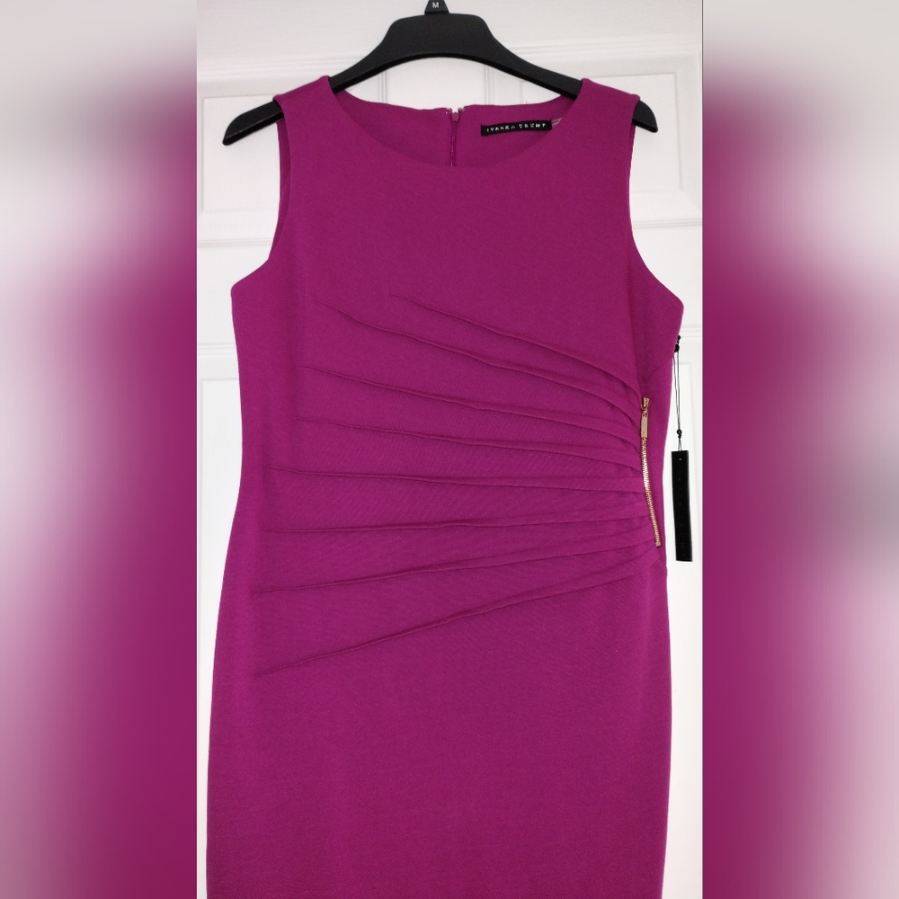Ivanka Trump Fuchsia Midi Dress - Picture 5 of 8